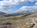 Looking back toward Tyndall and the plateau
