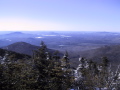 Northwestern Panorama from Santanoni, including Couch and Sewards